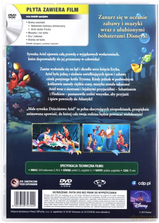 Mała Syrenka 3: Dzieciństwo Ariel (Disney) [DVD]