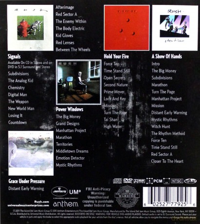 Rush: Sector 3 [5CD]+[DVD]