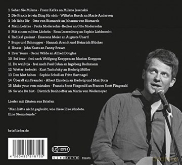 Johannes A-llinger: Brieflieder [CD]