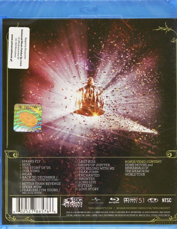 Taylor Swift: Speak Now World Tour Live [Blu-Ray]