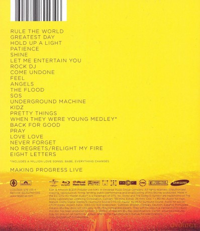 Take That: Progress Live [Blu-Ray]