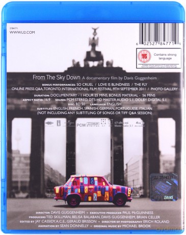 U2: From The Sky Down [Blu-Ray]
