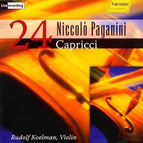 Niccolo Paganini: Capricen op.1 Nr.1-24 fur Violine solo [CD]