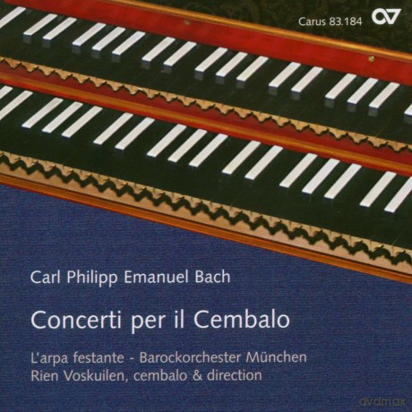 Carl Philipp Emanuel Bach: Cembalokonzerte Wq.5,26,34 [CD]