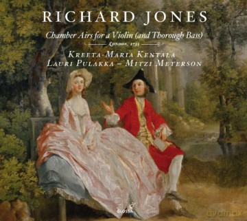 Richard Jones: Chamber Airs for a Violin (and Thorough Bass) [CD]