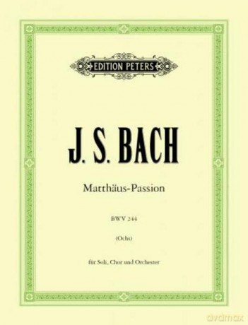 Johann Sebastian Bach: Chorsingen leicht gemacht: Bach, Matthss¤us-Passion BWV 244 (Tenor) [CD]