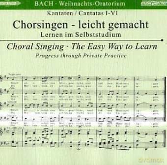 Johann Sebastian Bach: Chorsingen leicht gemacht: Bach, Weihnachtsoratorium BWV 248 (Bass) [CD]