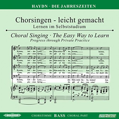 Joseph Haydn: Chorsingen leicht gemacht: Haydn, Die Jahreszeiten (Bass) [CD]