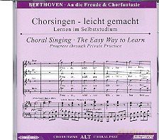Ludwig van Beethoven: Chorsingen leicht gemacht:Beethoven,An die Freude (Alt) [CD]