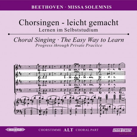 Ludwig van Beethoven: Chorsingen leicht gemacht:Beethoven,Missa Solemnis (Alt) [CD]