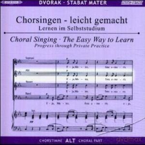 Antonin Dvorak: Chorsingen leicht gemacht:Dvorak,Stabat Mater (Alt) [CD]