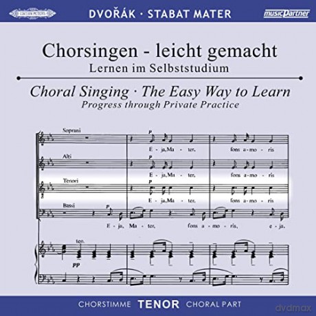 Antonin Dvorak: Chorsingen leicht gemacht:Dvorak,Stabat Mater (Tenor) [CD]