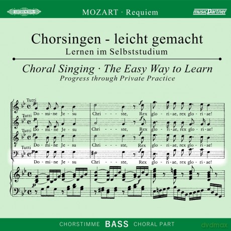 Wolfgang Amadeus Mozart: Chorsingen leicht gemacht:Mozart,Requiem (Bass) [CD]