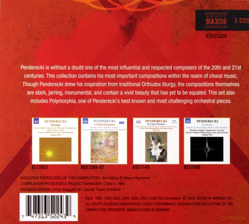 Krzysztof Penderecki: Chorwerke [CD]