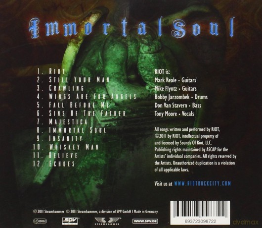 Riot: Immortal Soul [CD]