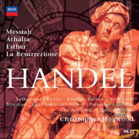 Georg Friedrich Handel: Christopher Hogwood dirigiert 4 Hss¤ndel-Oratorien [8CD]
