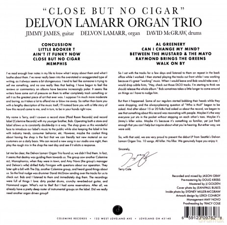 Delvon Lamarr: Close But No Cigar [CD]