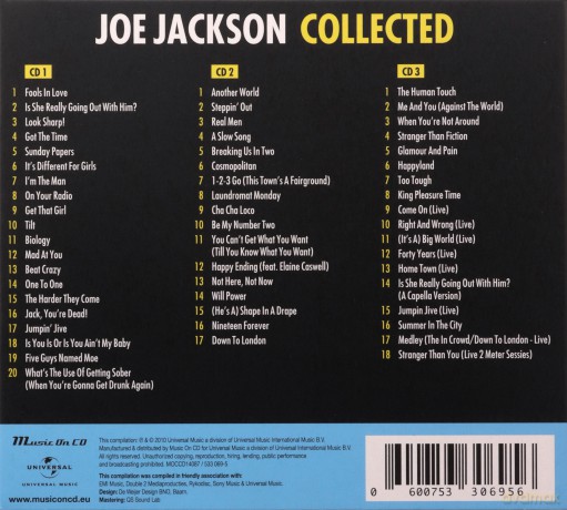 Joe Jackson: Collected [3CD]