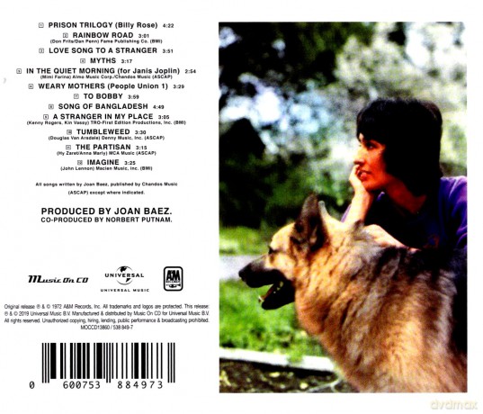 Joan Baez: Come From The Shadows [CD]