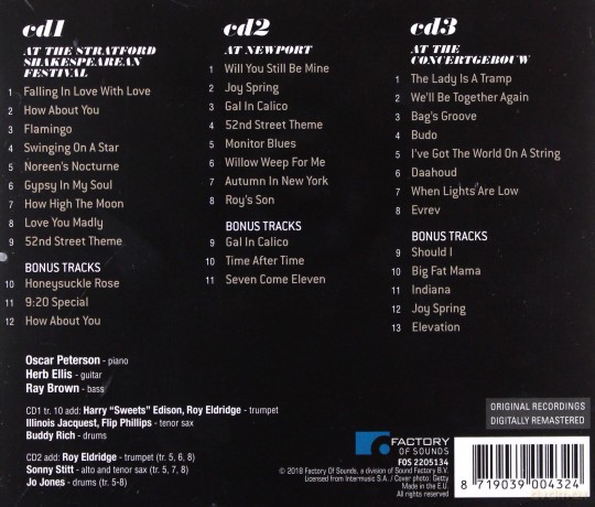 Oscar Peterson: Concert Collection [3CD]