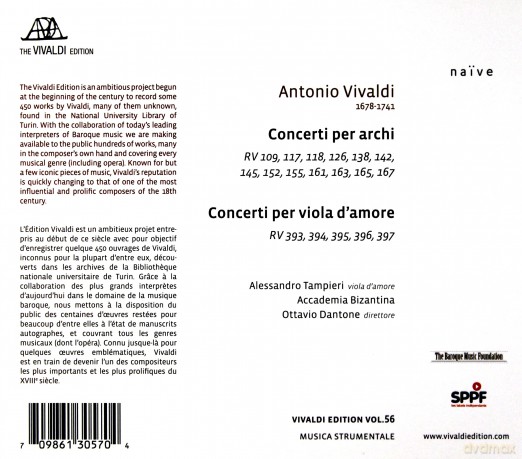 Antonio Vivaldi: Concerti fur Streicher Vol.3 [2CD]