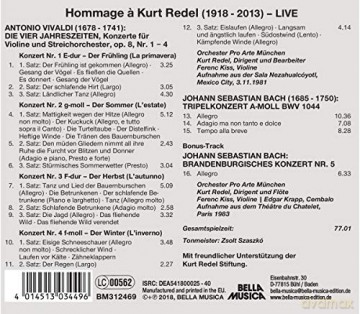 Antonio Vivaldi: Concerti op.8 Nr.1-4 4 Jahreszeiten [CD]