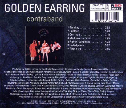 Golden Earring: Contraband [CD]