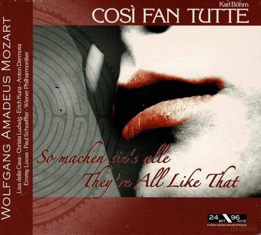 Wolfgang Amadeus Mozart: Cosi fan tutte [2CD]