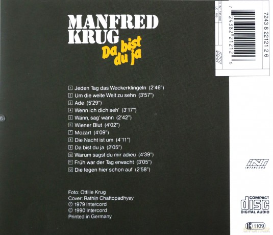 Manfred Krug: Da bist du ja [CD]