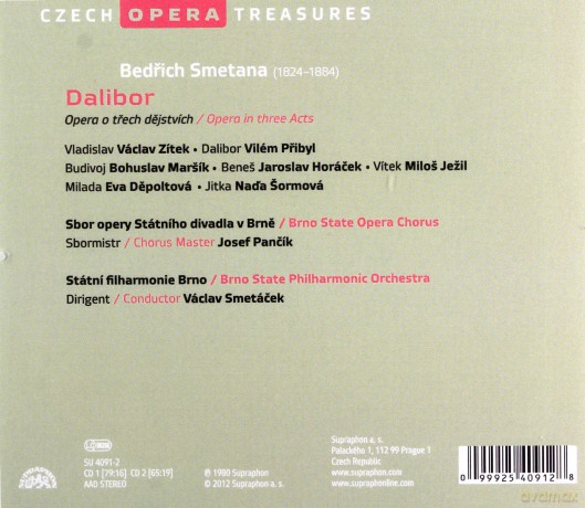 Bedrich Smetana: Dalibor [2CD]