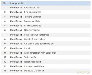 Uwe Busse: Das Beste und noch mehr... [CD]