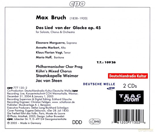 Max Bruch: Das Lied von der Glocke op.45 [2CD]