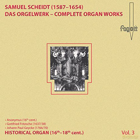 Samuel Scheidt: Das Orgelwerk Vol.3 [CD]