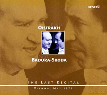 David Oistrach - The Last Recital (Wien, 29. Mai 1974) [2CD]