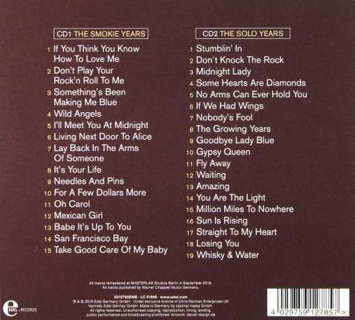 Chris Norman: Definitive Collection: Smokie And Solo Years [2CD]