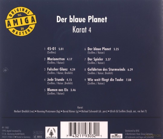 Karat: Der blaue Planet [CD]