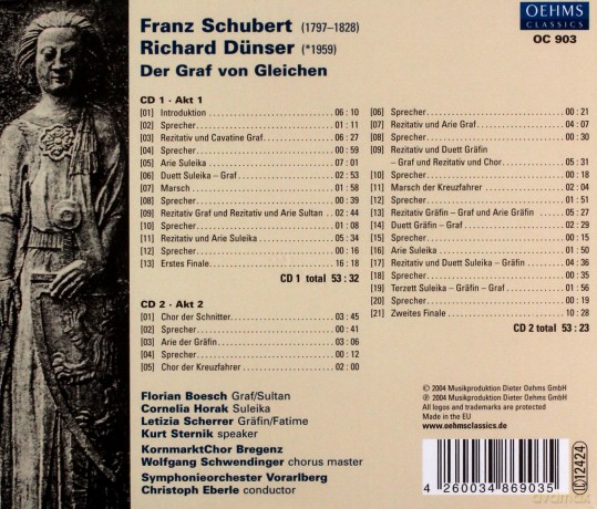 Franz Schubert: Der Graf von Gleichen [2CD]
