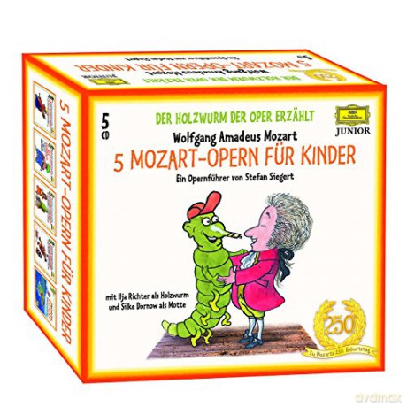 Der Holzwurm der Oper erzss¤hlt:5 Mozart-Opern fur Kinder [5CD]