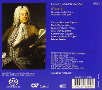 Georg Friedrich Handel: Der Messias [CD]