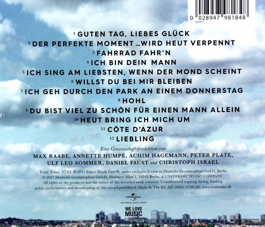 Max Raabe: Der perfekte Moment... wird heut verpennt [CD]
