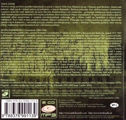 Noce i dnie t. 3 i 4 - Maria Dąbrowska [AUDIOBOOK] [2CD-MP3]