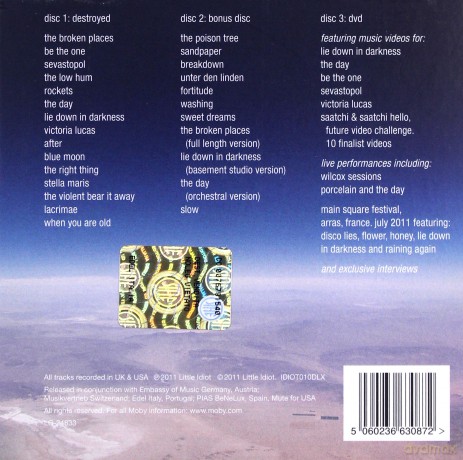 Moby: Destroyed (Limited Deluxe) [3CD]