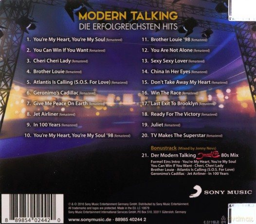 Modern Talking: Die erfolgreichsten Hits [CD]