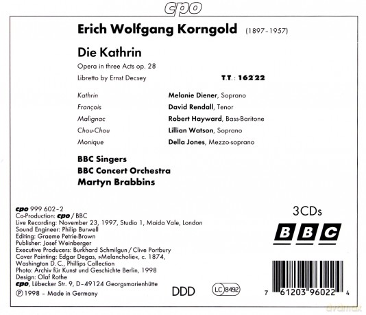 Erich Wolfgang Korngold: Die Kathrin [3CD]