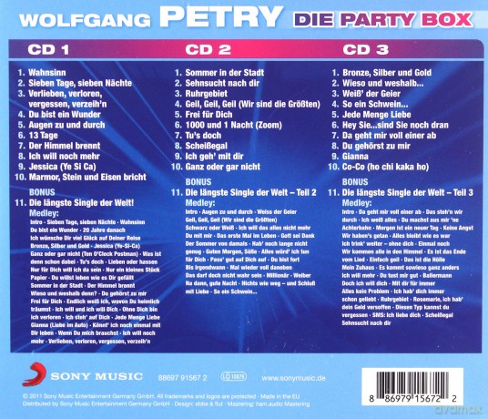 Wolfgang Petry: Die Party Box [3CD]