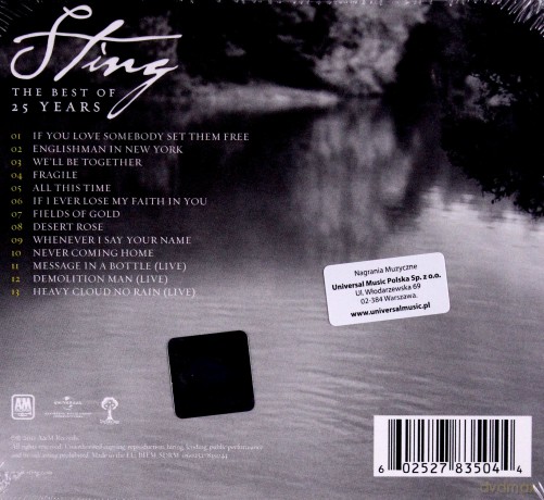 Sting: The Best Of 25 Years (ecopack) [CD]