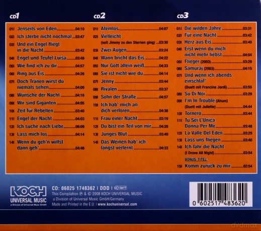 Nino De Angelo: Die ultimative Hit-Collection [3CD]