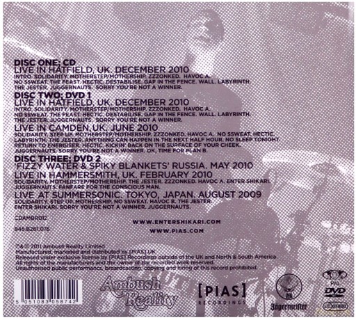 Enter Shikari: Live From Planet Earth [2DVD]+[CD]