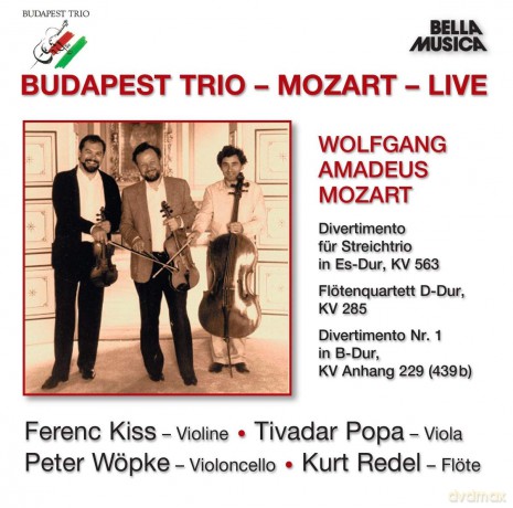Wolfgang Amadeus Mozart: Divertimento KV 563 [CD]