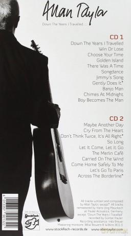 Allan Taylor: Down The Years I Travelled [2CD]